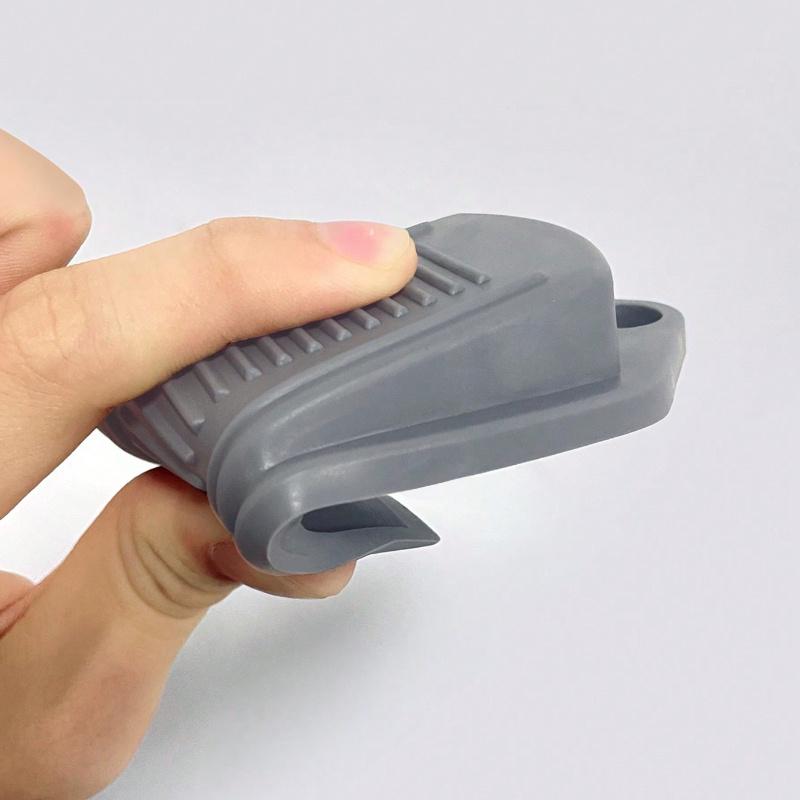 

Резиновый клин-упор для двери Удобный дизайн мышки Упор для двери Стопор Держатель Защита Защита для детей Домашний офис Упоры для двери серый