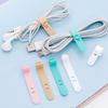 Best 20 Pcs Mobile Phone Cable Winder Earphone Clip Charger Cord Organizer Management Silicone Wire Cord Fixer Holder Cable Belt