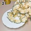 1M Lace Ribbon Sheer Chiffon Elastic Ruffle Ribbon Lace Trim for Dress Diy Apparel Sewing Fabric Wedding Party Accessories New