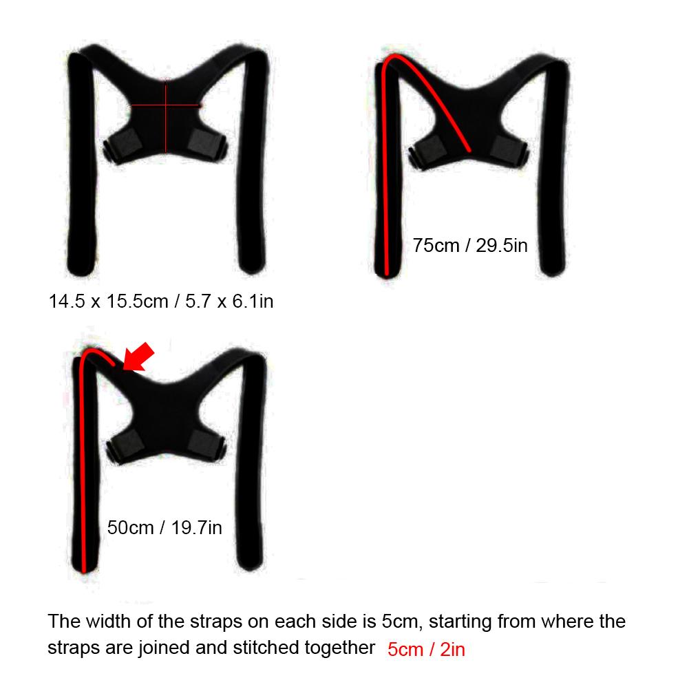 Men Women Hunchback   Corrector   Shoulder Back Support Brace Belt