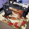 1PC Custom Name Horses Garden Theme Floor Mat Ideal for Living Room, Game Rooms, Office, Bedroom,Floor Mat Playful Design