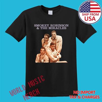 Smokey Robinson & The Miracles Herren Schwarz Größe S-5XL