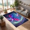 Atletico Madrid Printed Flannel Area Rug Non Slip Soft Polyester Floor Carpet Indoor Decor Mat for Bedroom Living Room Sofa Game Room Home Decoration