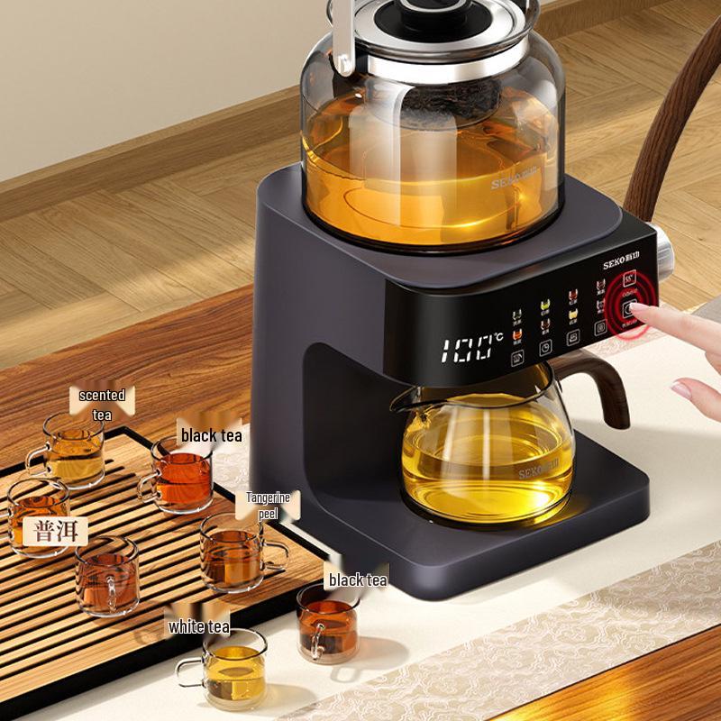 Automatic Tea Maker with Heat Preservation, Constant Temperature, Spray Brewing & Water Refill - 1.3L A6 Essence Extraction