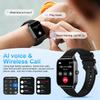 Bluetooth Calling Health Monitoring Sports Watch with Square Screen and Pedometer - I126 Model