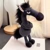 New Doll Black Horse Plush Doll High Cold Doll Cute Doll