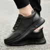 Men's shoes 2025 summer new men's high-end Korean version of versatile trendy shoes outdoor waterproof leather casual sports shoes