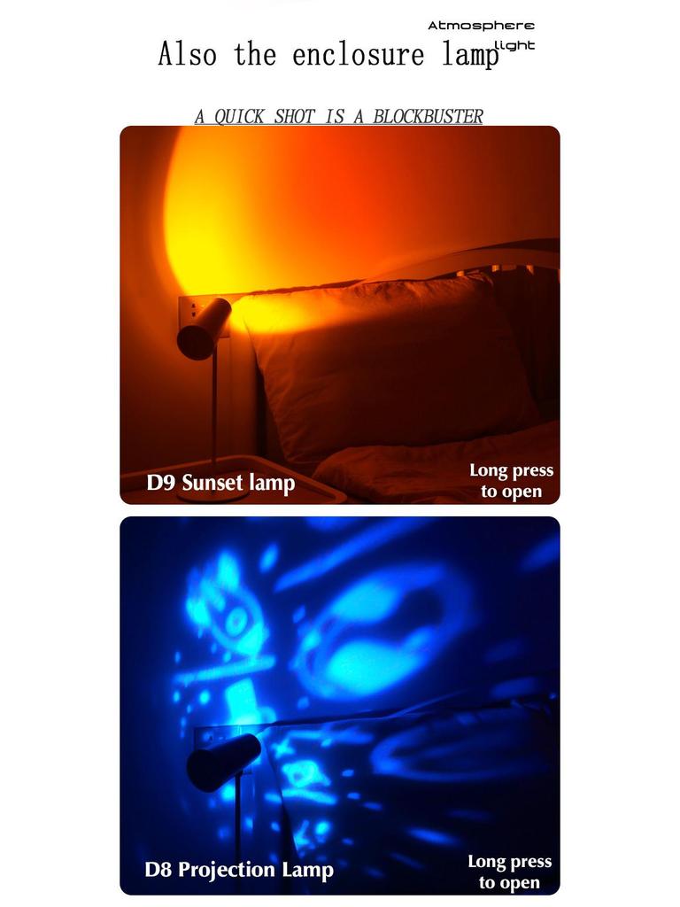 2025 Creative Influencer Sunset LED Eye-Pro Desk Lamp