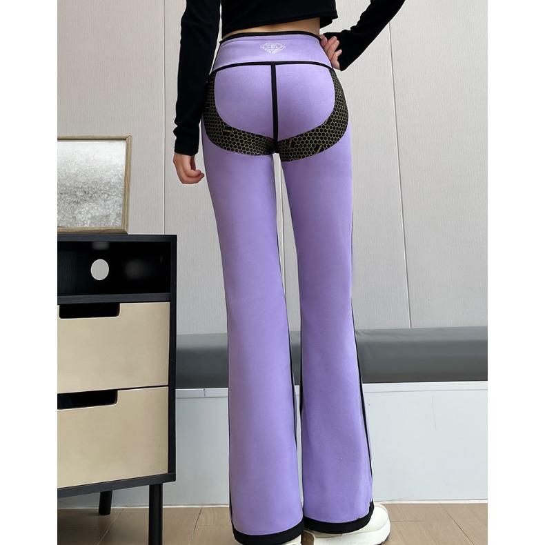 Thick Winter Pants for Women with Fleece Lining, High Waist Warm  Flare Leg Design