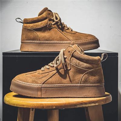 Moda Primavera Inverno Tênis Masculino Plataforma Cano Alto Sapatos Casuais Ao Ar Livre Skate Masculino Caminhada Sapatos Esportivos Zapatillas Hombre