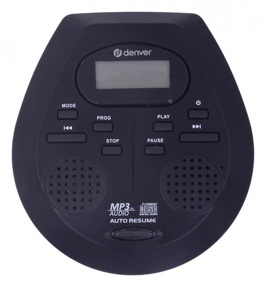 DENVER Lettore CD/MP3 portatile DMP-395B con funzione antishock e bass boost, Denver