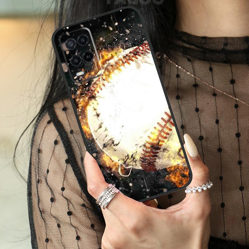 

Baseball Case For Oppo A5 Pro A15 A17 A57 A77 A18 A38 A58 A78 A98 A94 A74 A54 A40 A60 A80 A96 A76 A16 OPPO A54 4G