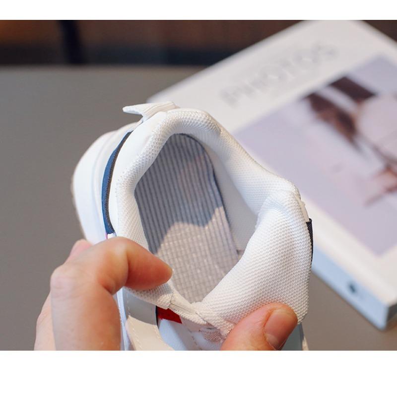 Autumn New Arrivals Children's Sneakers, White Shoes for Boys & Baby Girls, Anti-slip Color-Blocking Casual Running Shoes.