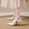 Elegant Woman Heeled Shoes 2026 New Outdoor Slip on Women's High Heels Pointed Toe Thin Heels Fashion Party Dress Pumps Female
