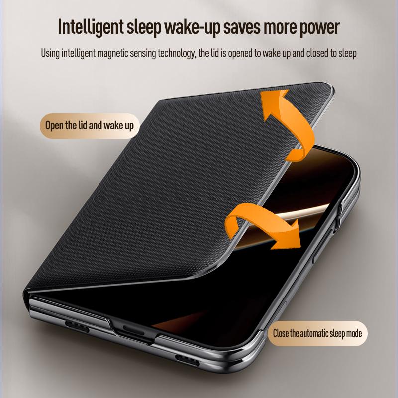 Per iPhone Duo Case Lussuosa Pelle Opaca Amica della Pelle Magnetica Flip Cover Staffa Obiettivo Custodia Protettiva Antiurto Accessori