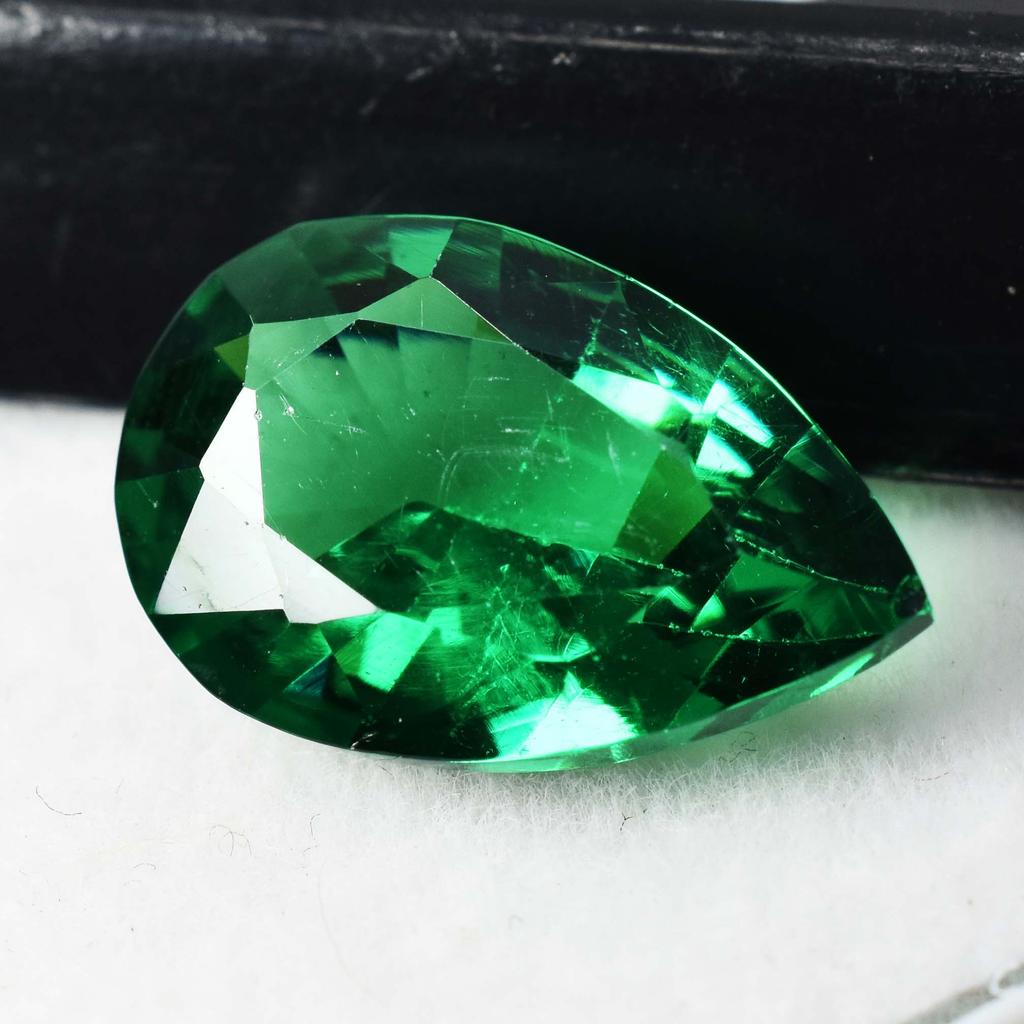 Authentic Pear Cut   9.10 Ct Natural Garnet Green Loose Gemstone