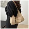 New Vintage Faux Leather Shoulder Bag for Women Retro Underarm Hobo Purse Large Capacity Tote Handbag