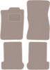 Beige Velours-Fußmatten für: Volkswagen Corrado Coupé (1988–1994)