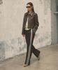 CITTA Wool Blend Formal Soft Trackzer Wide Pants Trousers_Ctb530(Brown)