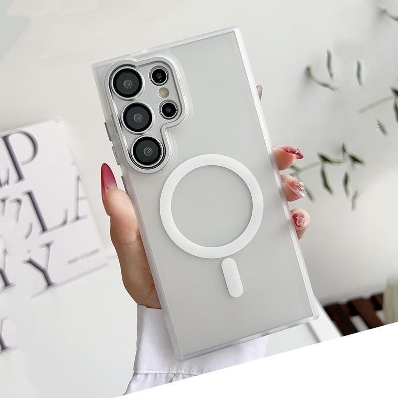 Suitable for Samsung A56 Magnetic Phone Case Galaxy A55 5G Skin Feeling A16 Matte S25 Anti Fall A36 Protective Case
