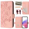 Flip Case for Xiaomi Poco F6 X6 Neo M6 Plus X7 Pro 4G 5G PU Leather Embossed Pocket Card Slots Stand Protective Cover Casing