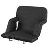 Stadium Seat, 6 Adjustable Angle Bleacher Chair, 73.66mm Cushion Stadium Seat with Back Support and Armrest, Wide Bleacher Chair with Hook Pocket