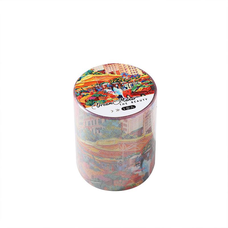 Fairytale Dreamy Scenery PET Tape: Dreamy Manor Series Decorative Stickers