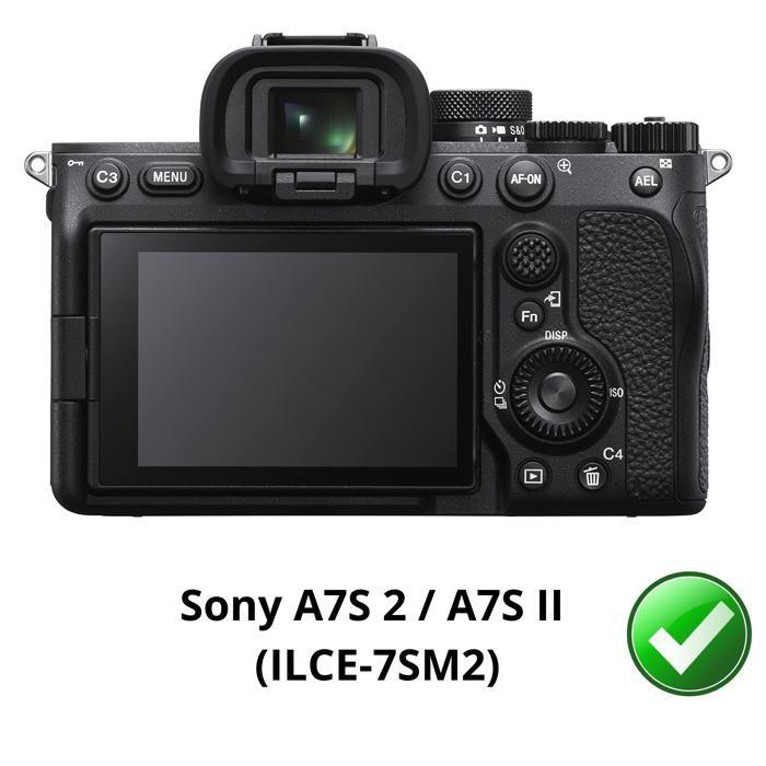 Screen Protector - Phonillico - A7S 2-A7S II-A7SII - Pack of 3 - Scratch Resistant - Ultra Thin