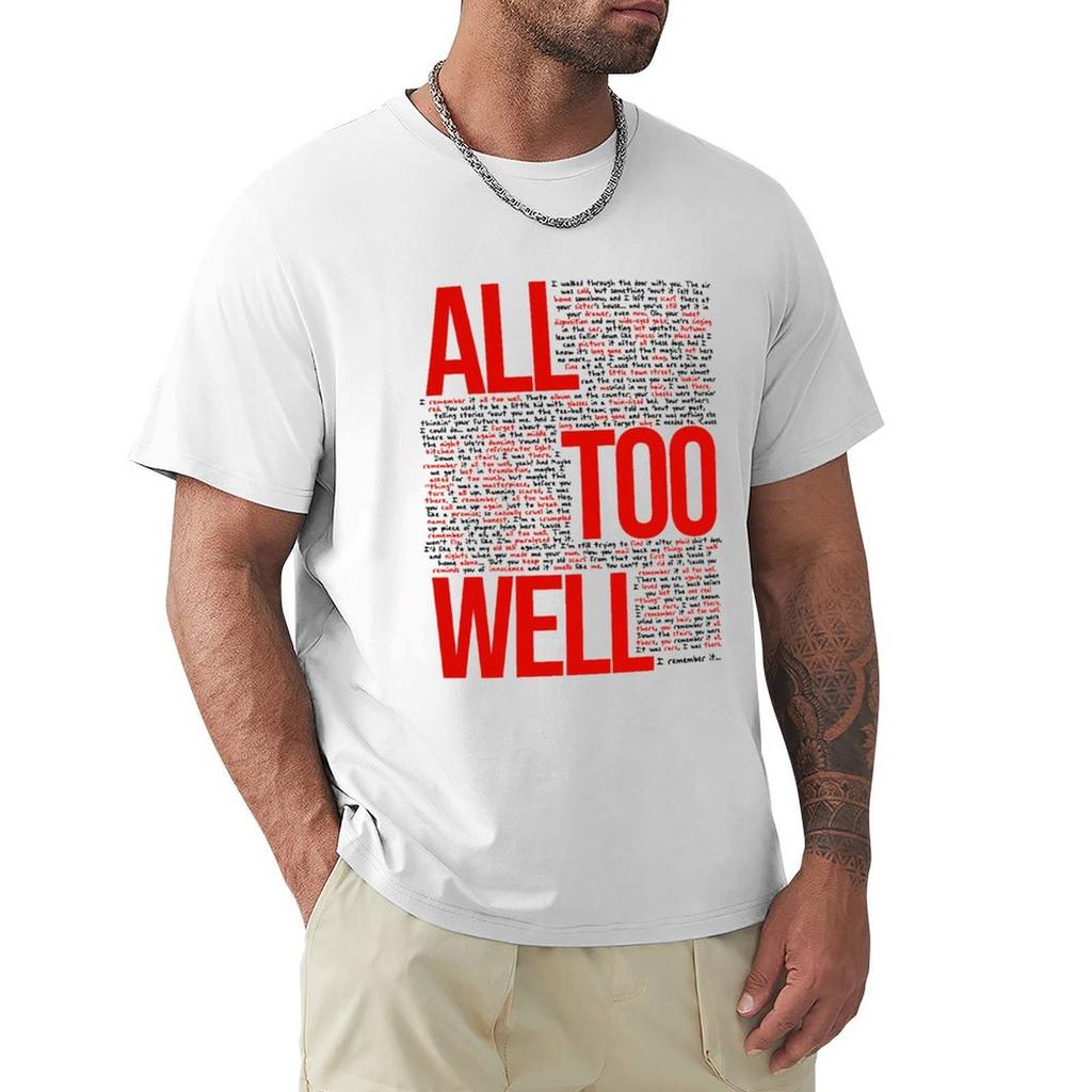 All To Well Tshirt Fashion Letter Print Tshirt