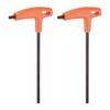 1/2pcs T-Handle Hex Key Wrench 2/3/4/5/6mm Metric T-Key Inner Hexagon Wrenches Spanner for Auto Household Repair Tool