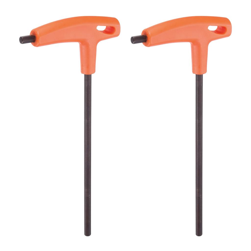 1/2pcs T-Handle Hex Key Wrench 2/3/4/5/6mm Metric T-Key Inner Hexagon Wrenches Spanner for Auto Household Repair Tool