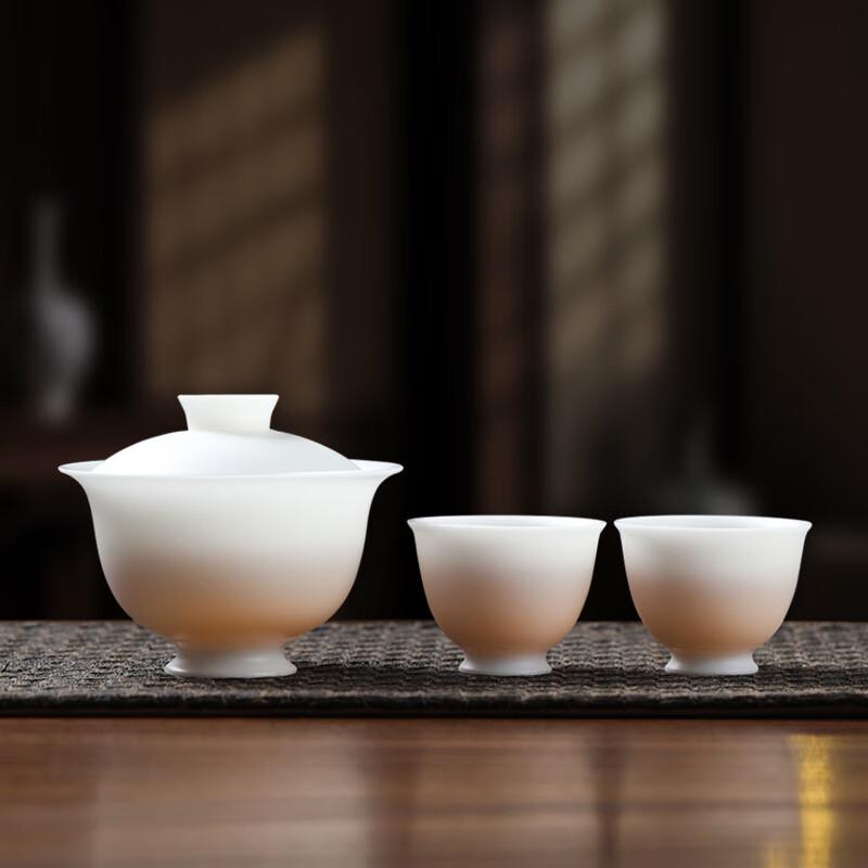 White Porcelain Kung Fu Tea Set