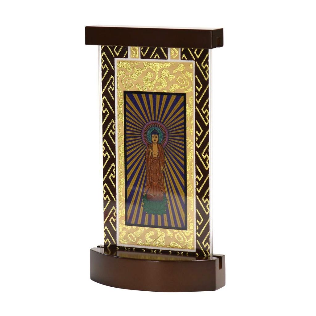 Tiara [Bean] Brown, Standing Hanging Scroll, Modern Stand, 17cm Tall, Principal Image, Jodo Shinshu Honganji (West)