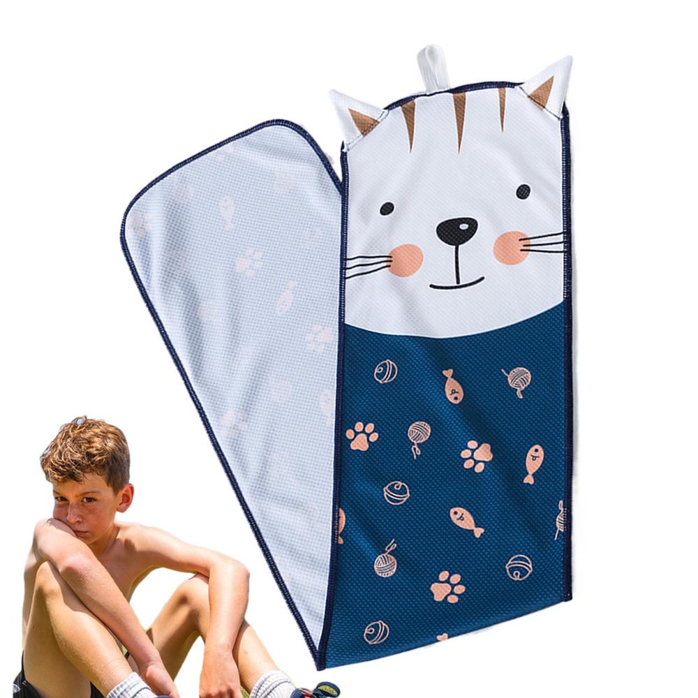 Baby Cartoon Printing Bathrobe Girls Beach Towel Boy Bath Towel Kids Cape Towel Children Bath Item