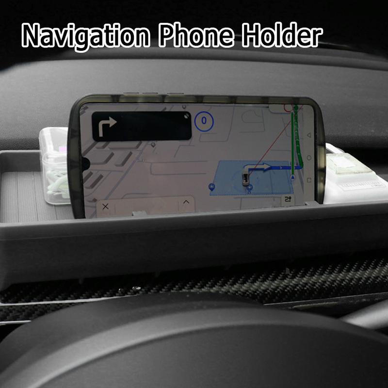 Dashboard Navigation Screen Back Storage Box Center Console Organizer Tray for Tesla Model Y - Model 3 -
