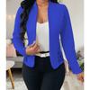 Women S Elegant Lace Splicing Slim Fit Long Sleeve Blazer Cardigan