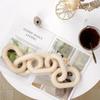 2026 Latest Models Wooden Chain Link Bohemian Art Hand Carved Modern Ornament Crafts Farmhouse Bedroom Coffee Rustic Decoration