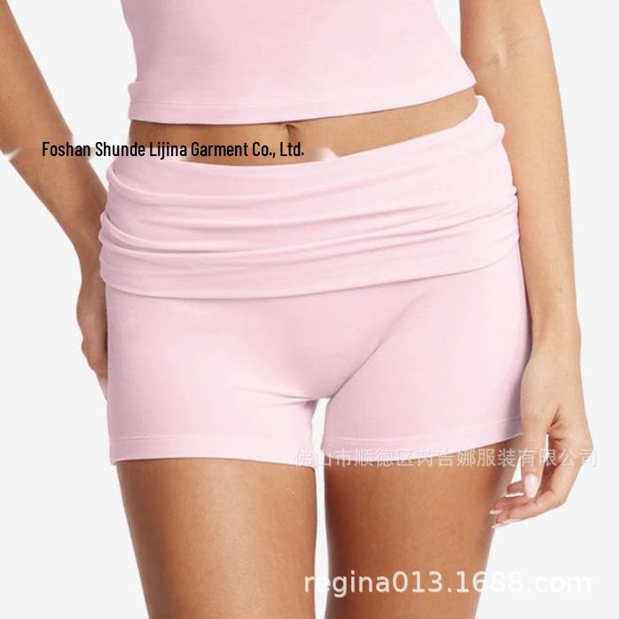 

Женские шорты для йоги с высокой талией и ощущением обнаженности - Дышащие, Подтягивающие ягодицы, Бесшовные, Идеальны для фитнеса и бега Small