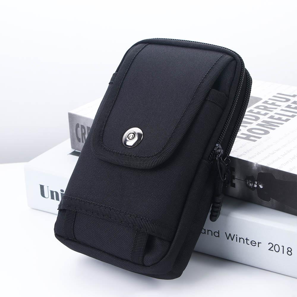 Functional Mobile Phone Bag Camping Belt Waist Pouch Zipper Waist Pack Outdoor Belt Bag Waist Bag