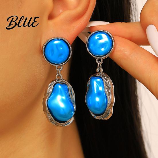 Party Earrings 1 Pair Drop for Women Irregular Baroque Imitation