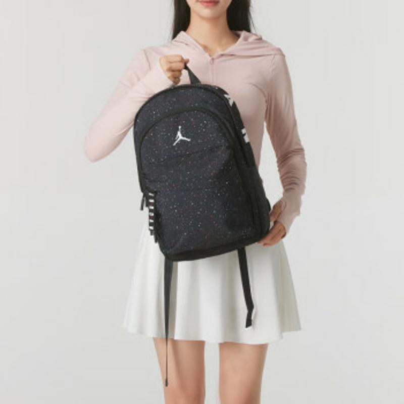 Jordan Polyester Backpack Medium Size Unisex Black Jordan JD2433088PS-001