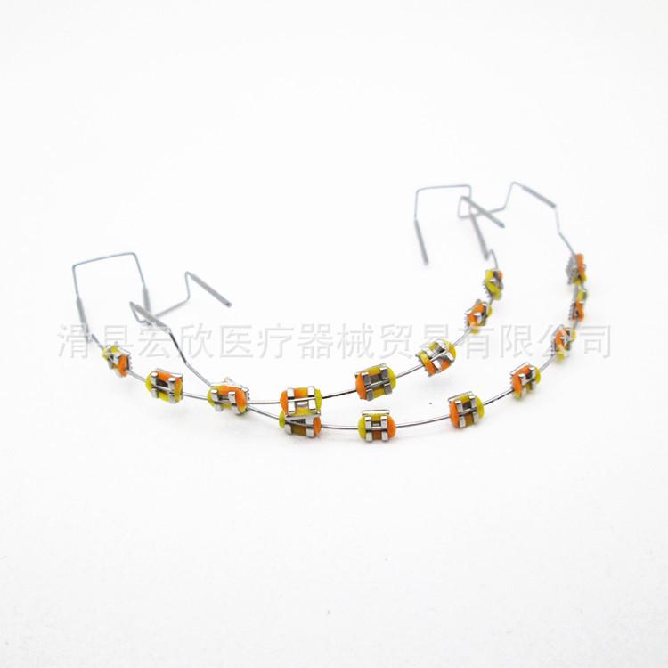 Colorful Fashionable Double Color Dental Brace Decoration Holder