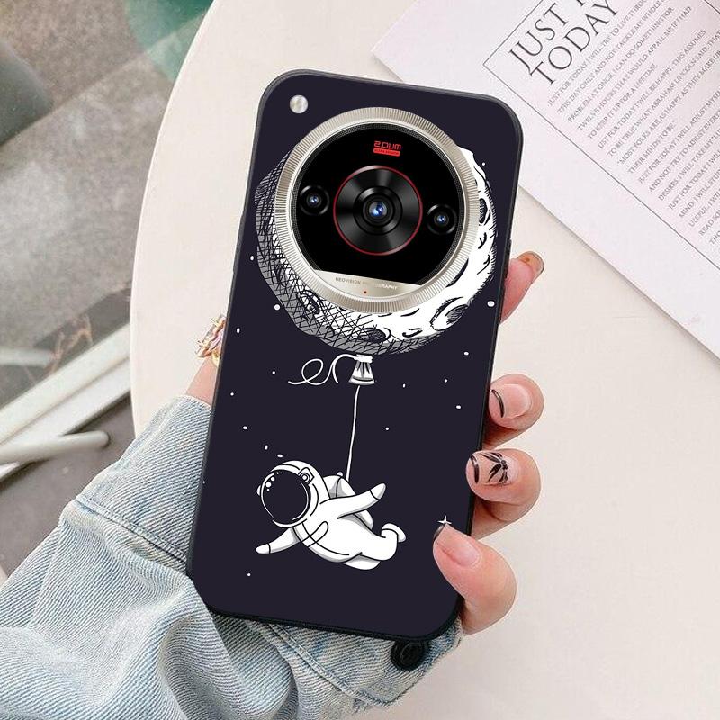Pro pouzdro na telefon ZTE Nubia Focus 2 Ultra 5G astronaut Silikonová ochrana fotoaparátu Zadní kryt Pro Nubia Focus2 Ultra Funda Coque