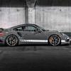 Checkered Graphic Car Door Side Skirt Stickers for Porsche 718 911 Racing Sport Auto Body Stripe Vinyl Film Decals Accessories