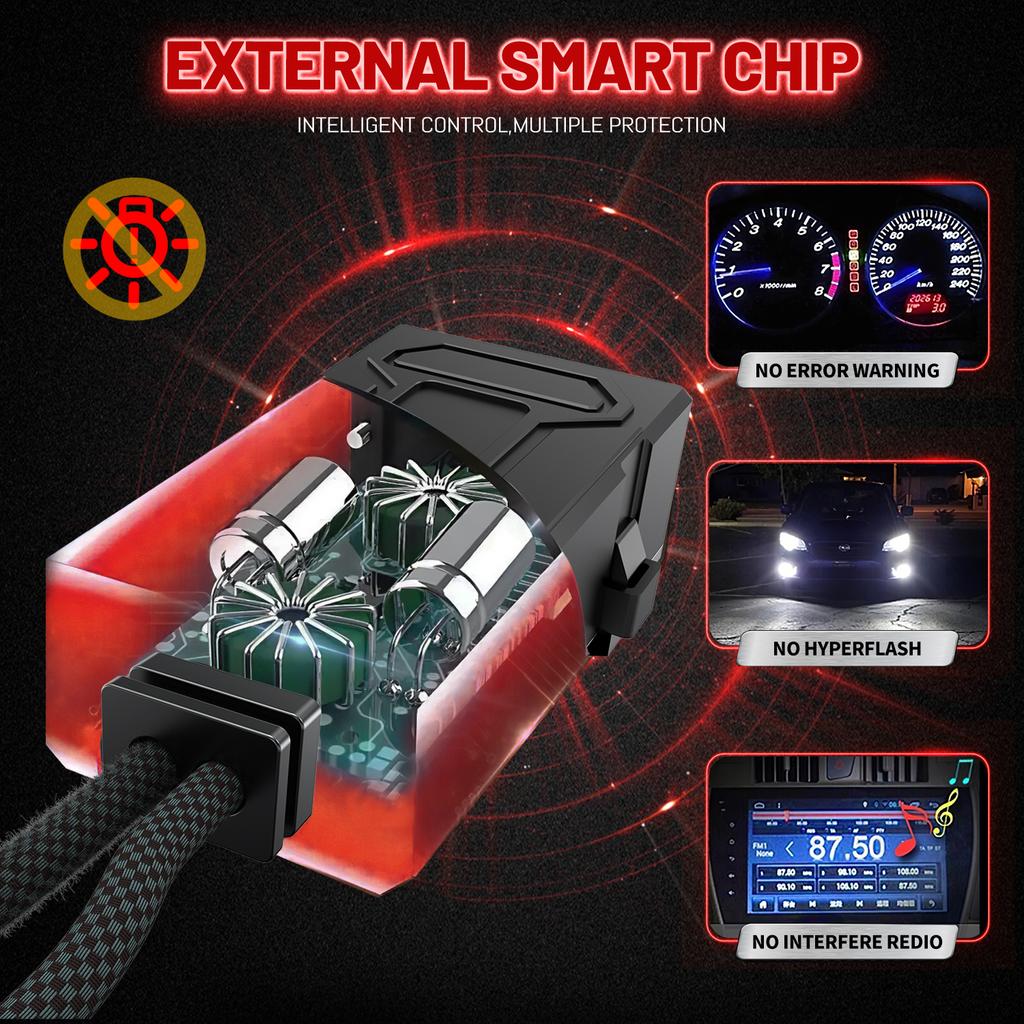 HYNBYZJ 1000W H4 H7 Led Headlight 1200000LM Led Lights for Car H1 H3 H8 H11 H13 HB3 HB4 9005 9006 9012 9007 12V 24V