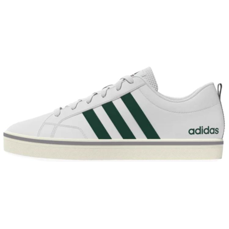 Adidas Vs Pace 2.0 Versatile Comfortable Thin Sole Non-Slip Wear-Resistant Low-Top Skate Shoes Men Sneaker White Green JI1812 44