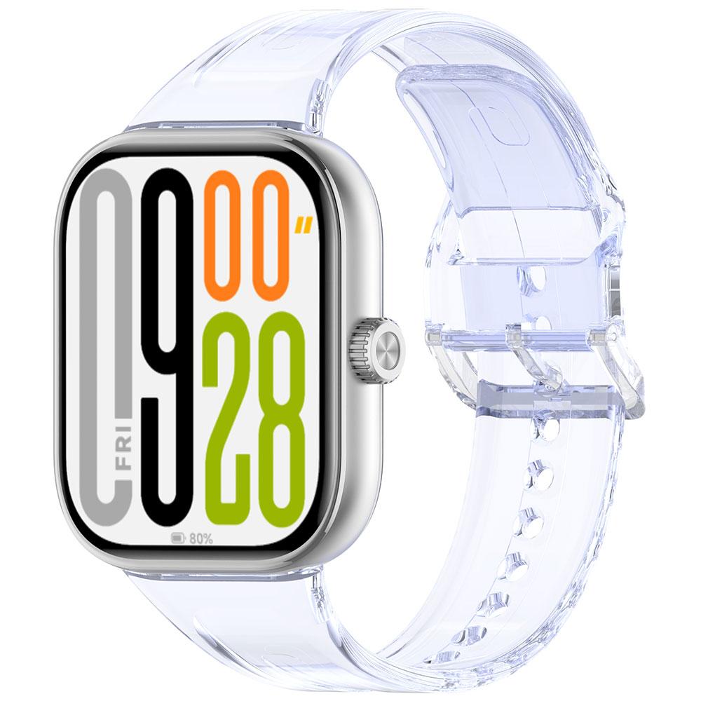 Silikon-Uhrenarmband für Xiaomi Mi Band 9 Pro 8Pro Transparentes Sonnenschein-Farbwechsel-Armband für Redmi Watch 5 4 Armband