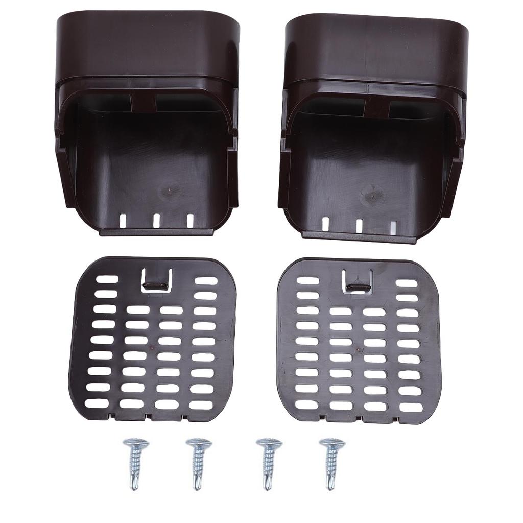 2x3 Inch Type A Gutter Downspout Extension Accessory Downspout Outlet Filter and Leaf Guard for Residential
