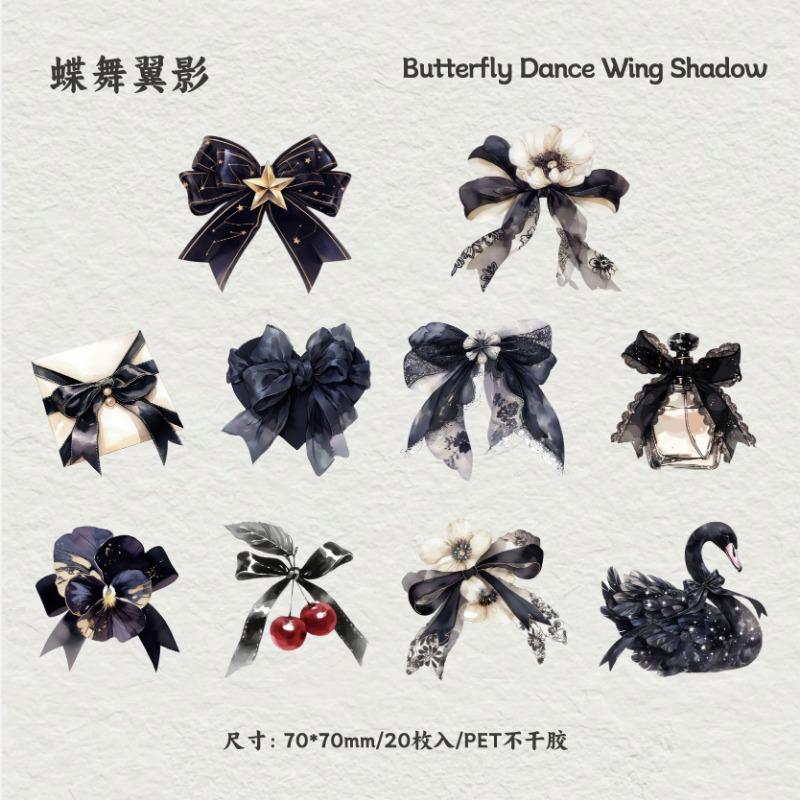 Laser Butterfly 3d Hot Stamping Diy Creative Decorative Sticker For Scrapbook