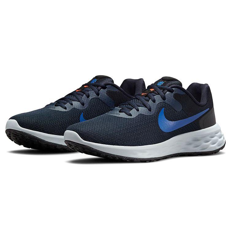 Nike Revolution 6 Dark Obsidian Hyper Royal Men Sneakers Blue Black Grey-Fog DC3728-400